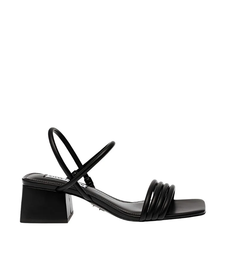 Steve madden at ease black women's sandals